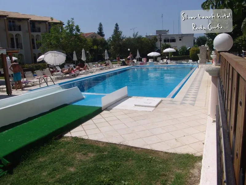 Pool, Silver Beach Hotel and Annexe Apartments, Corfu