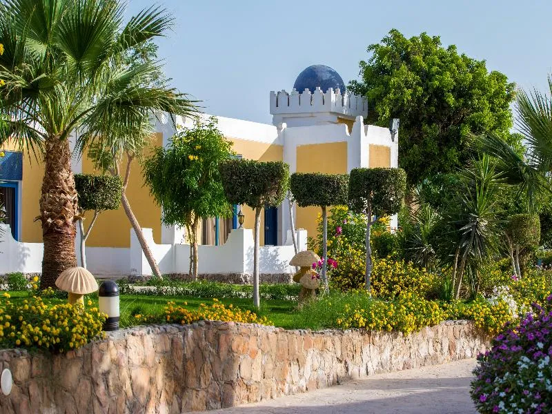 Terrace, Mirage Bay Resort & Aquapark, Red Sea Riviera