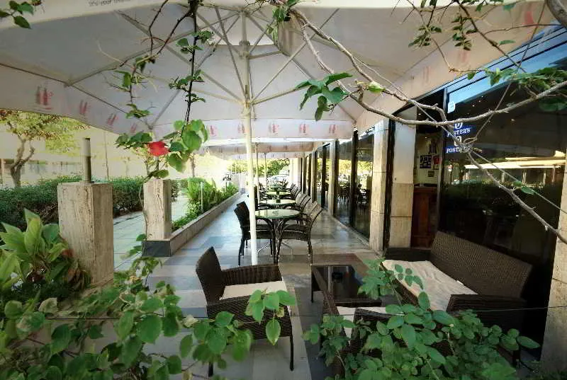 Terrace, Poseidon Hotel and Apartments, Kos
