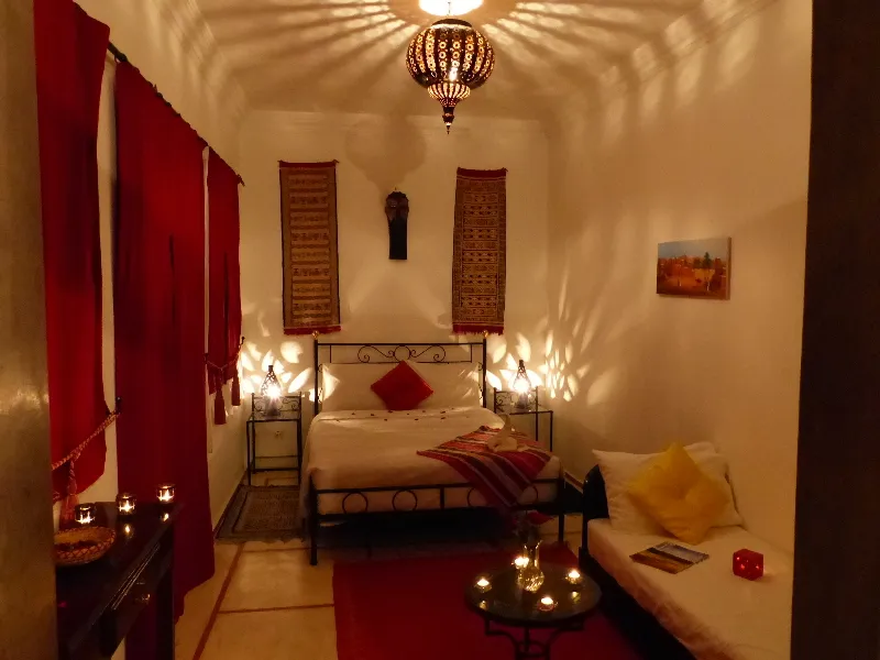 Room, Riad Hcekarram, Marrakech