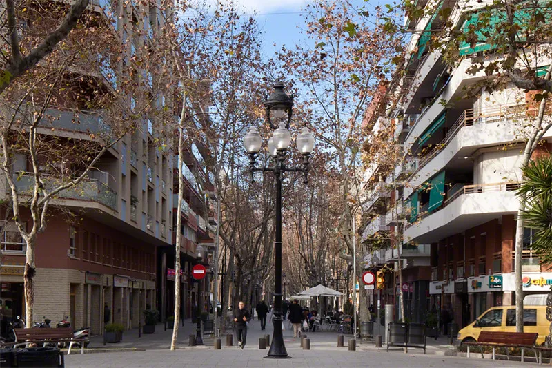 General view, Lugaris Rambla, Barcelona