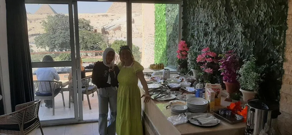 Terrace, Pyramids View Inn, Cairo