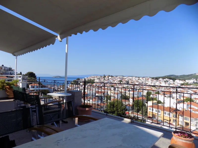 Terrace, Pension Margarita, Skiathos