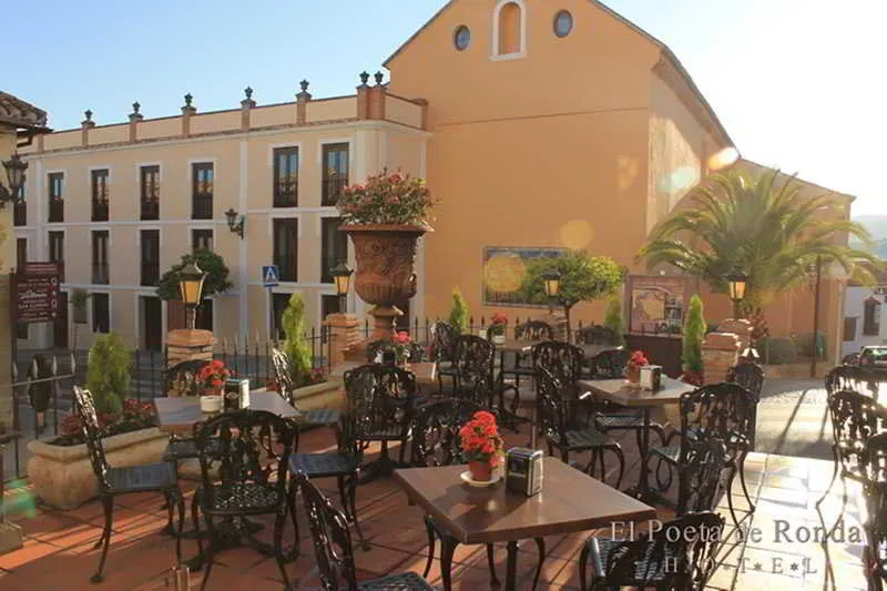 Terrace, Hotel Palacio De Hemingway, Costa Del Sol