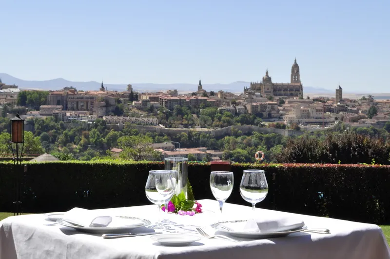 Terrace, Parador de Segovia, Madrid