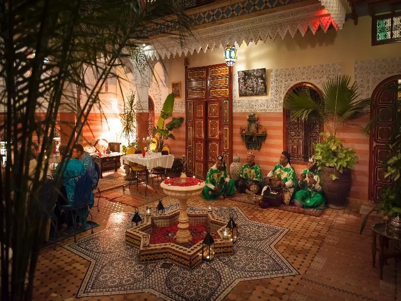 Restaurant, Riad Bleu Du Sud, Marrakech