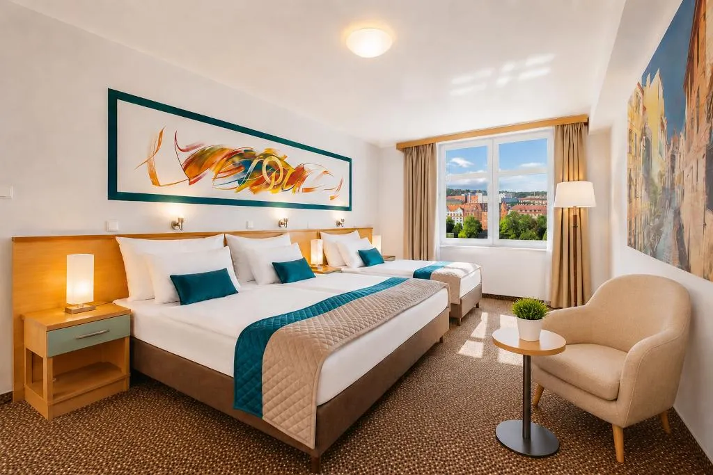 Room, COLORFACTORY SPA Hotel, Prague