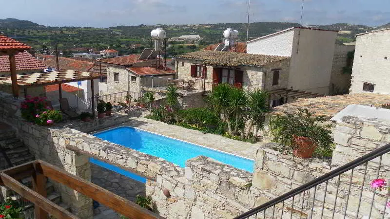 General view, Traditional Village Houses Skarinou, Cyprus