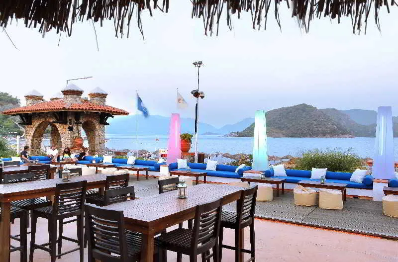 Terrace, Marti Resort Deluxe, Dalaman
