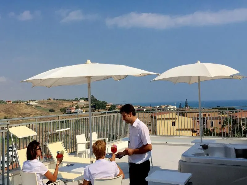 Terrace, Hotel Costazzurra Museum & Spa, Catania