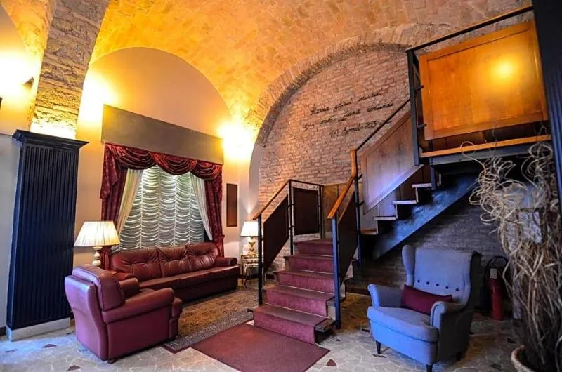 Lobby, Hotel Felice, Rome