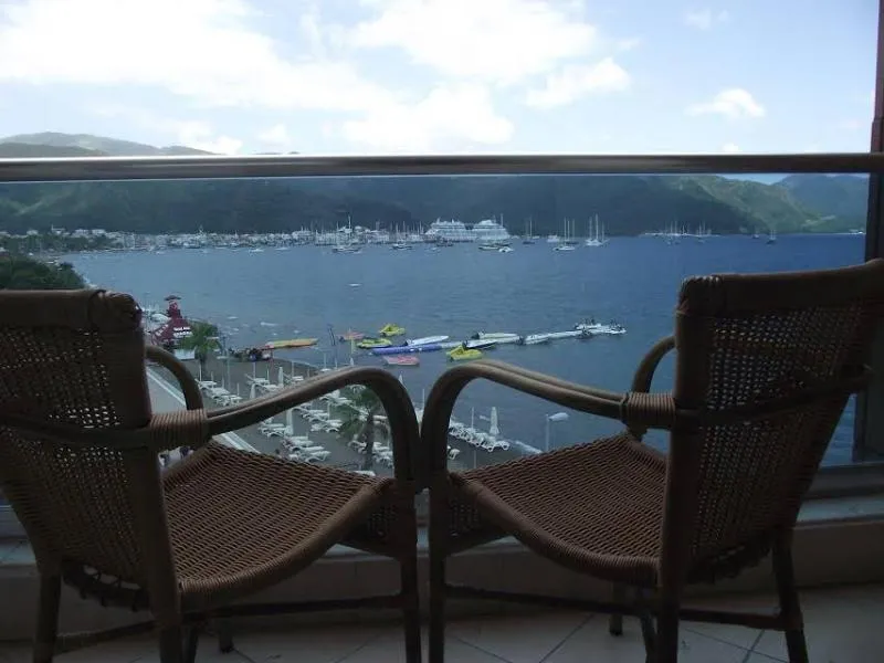 Terrace, Point Beach Hotel, Dalaman
