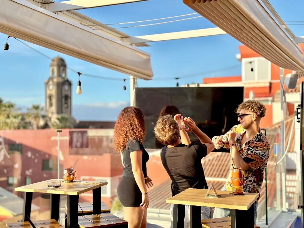 Terrace, Atypicap Capsule Hostel, Tenerife