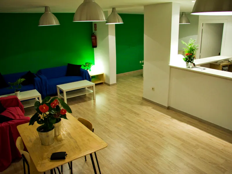 Lobby, The Living Roof Hostel, Madrid