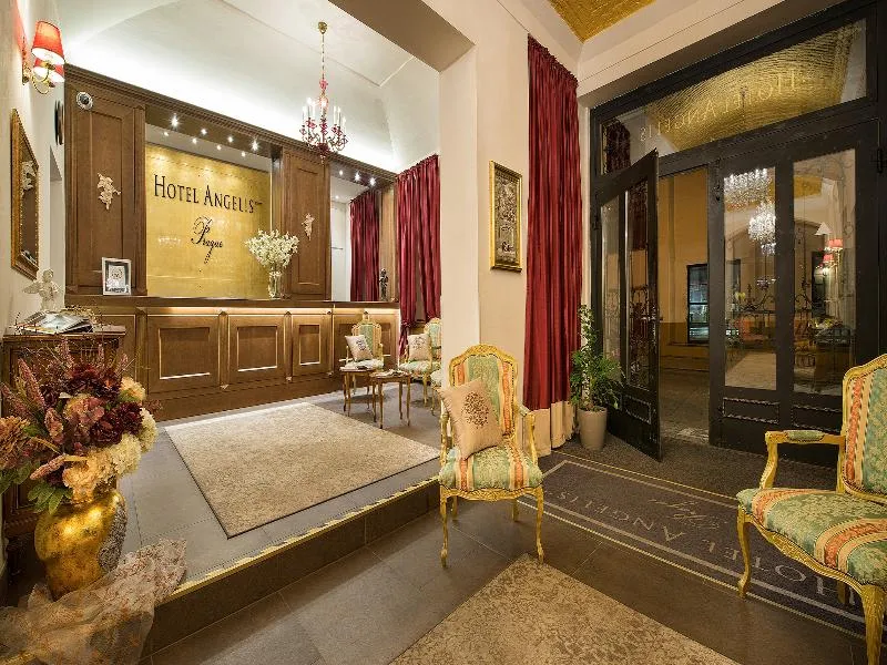 Lobby, Angelis Hotel Prague, Prague