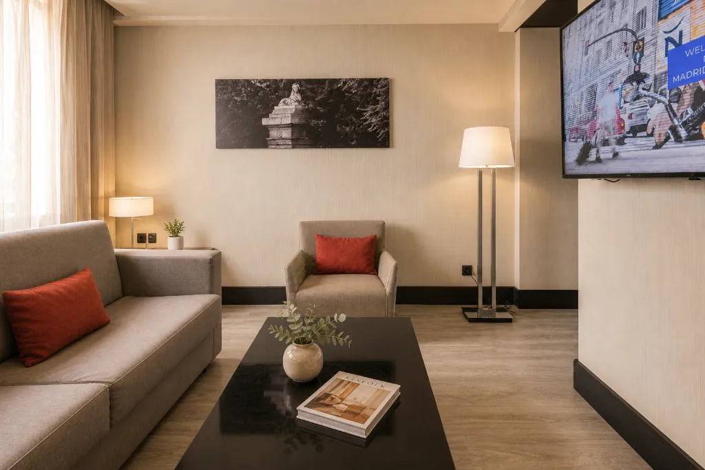 DOUBLE EXECUTIVE QUEEN BED Room, Novotel Madrid Center, Madrid