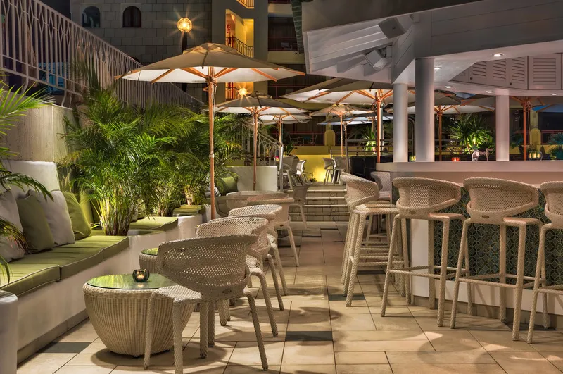 Bar, Seaside Sandy Beach, Gran Canaria