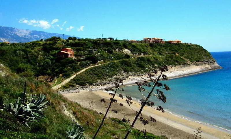 Beach, Monambeles Villas, Kefallinia