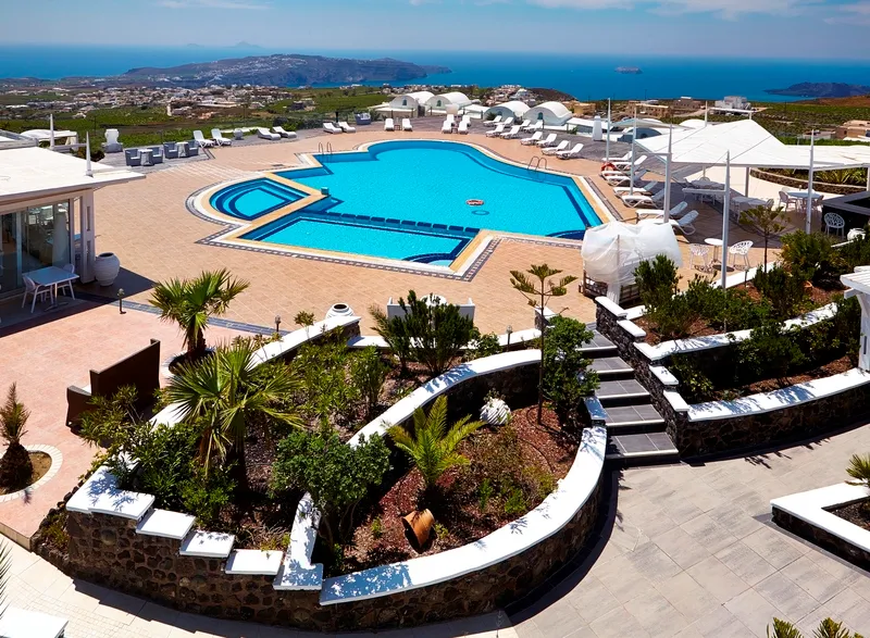 General view, Smy Orizontes and Villas, Santorini