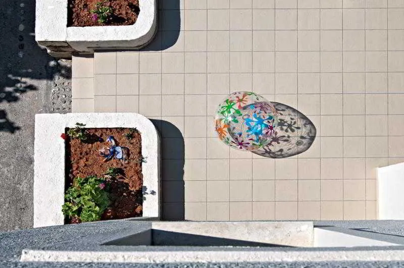 Terrace, Ourania Apartments, Crete
