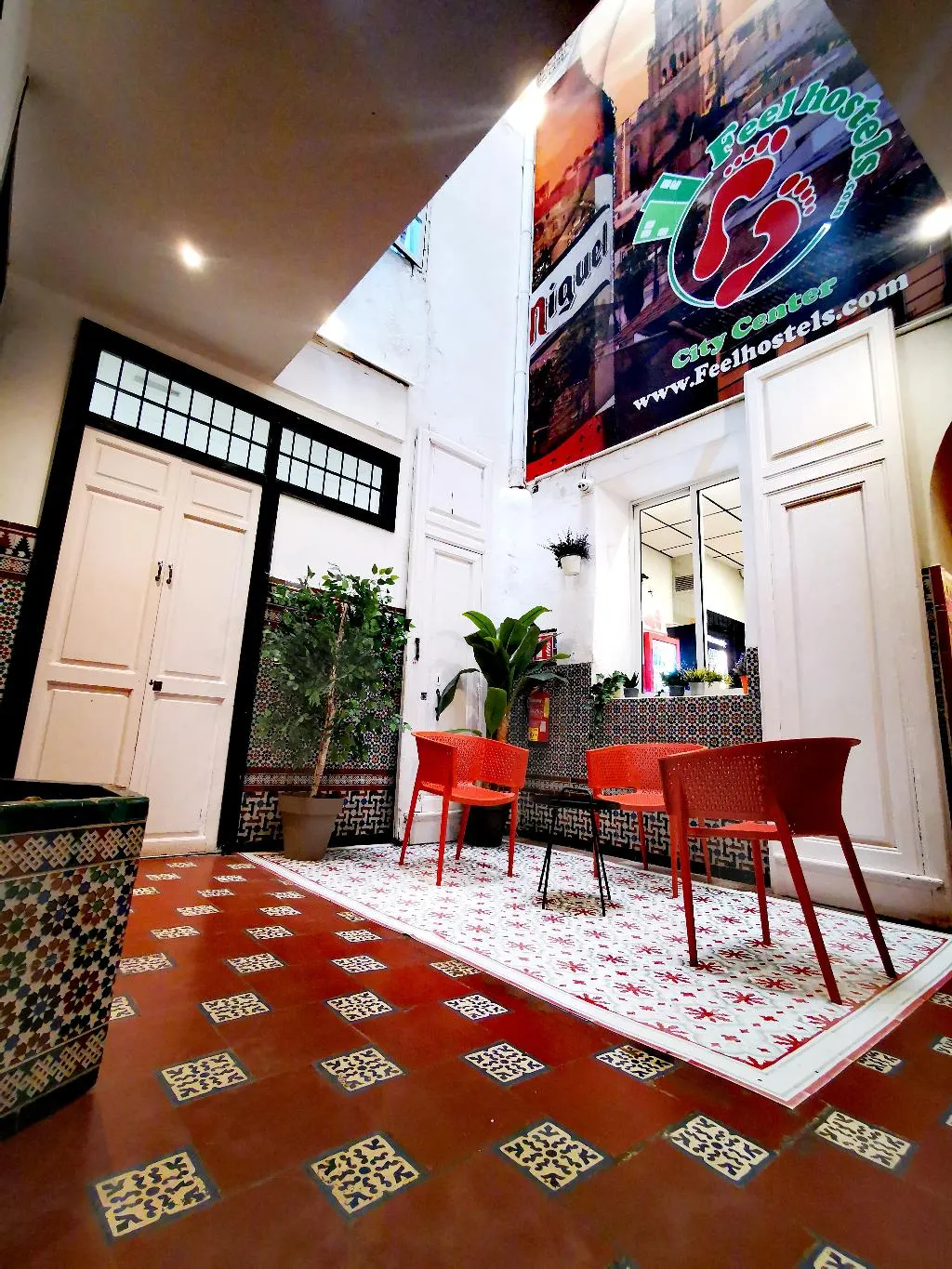 Lobby, Feel Hostel City Center Malaga, Costa Del Sol