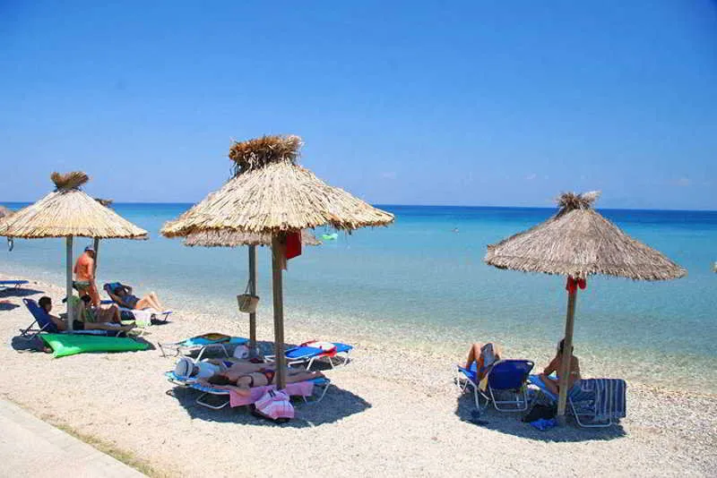 Beach, Delfinia, Corfu