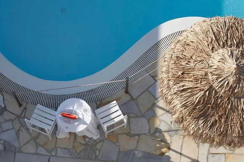 Terrace, Anemos beach lounge, Santorini