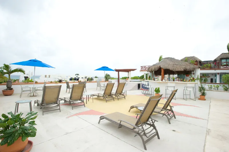 Terrace, Illusion Boutique Hotel, Playa Del Carmen