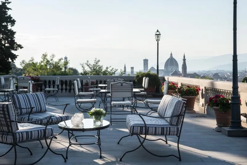 Terrace, Villa la Vedetta, Florence