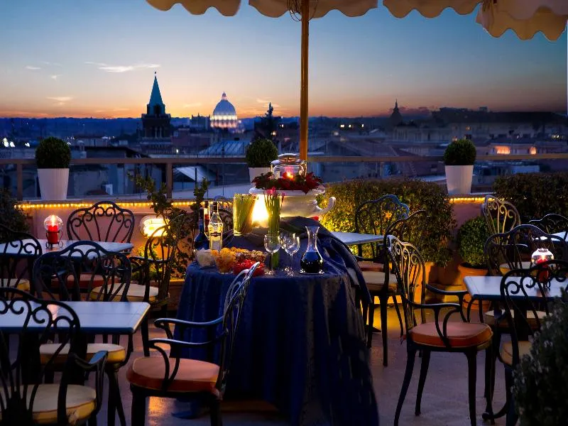 General view, Marcella Royal - Rooftop Garden, Rome
