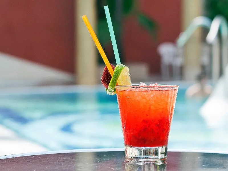 Terrace, Cleopatra Spa Hotel, Costa Brava