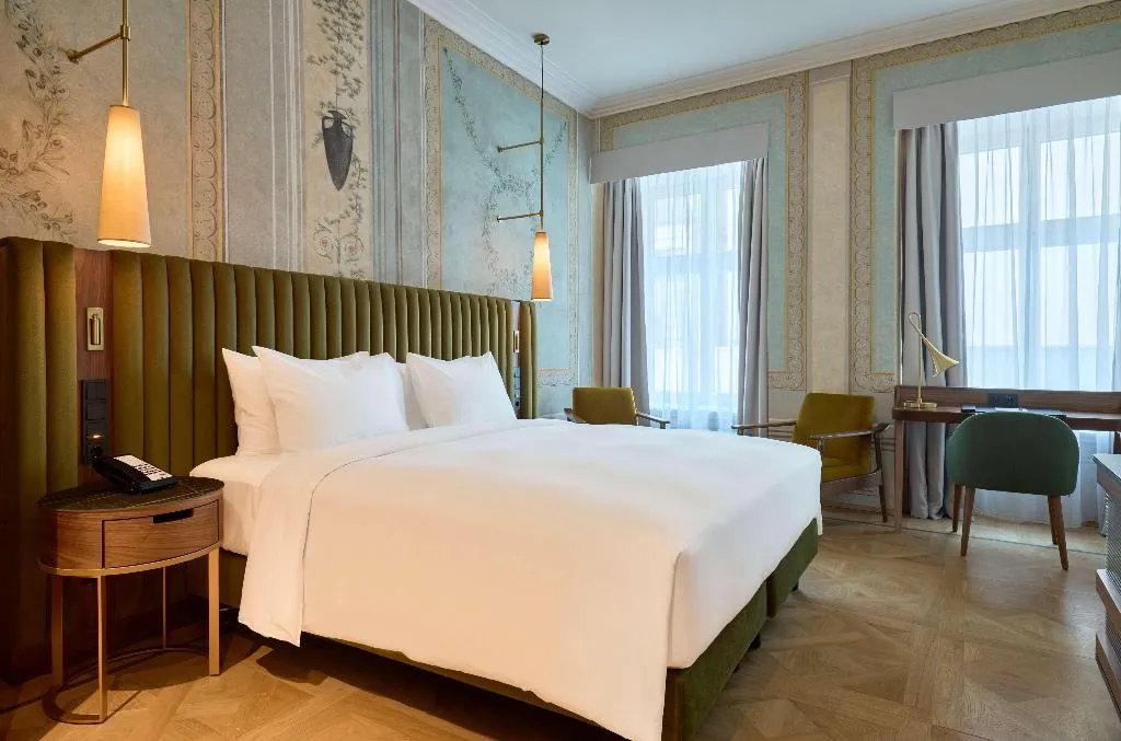 Room, Hotel Saski Krakow, Curio collection by Hilton, Krakow