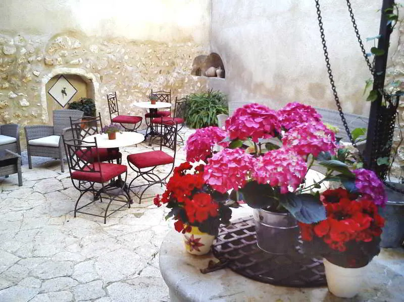 Terrace, Hotel Son Cleda, Majorca