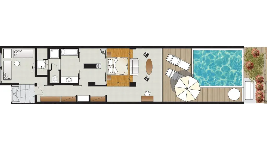 SUITE SEA VIEW WITH PRIVATE POOL Room, Amirandes, A Resort to Live, Crete