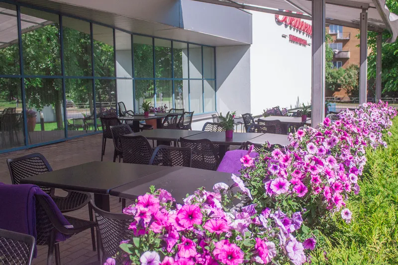 Terrace, Bellevue Park Hotel Riga, Riga