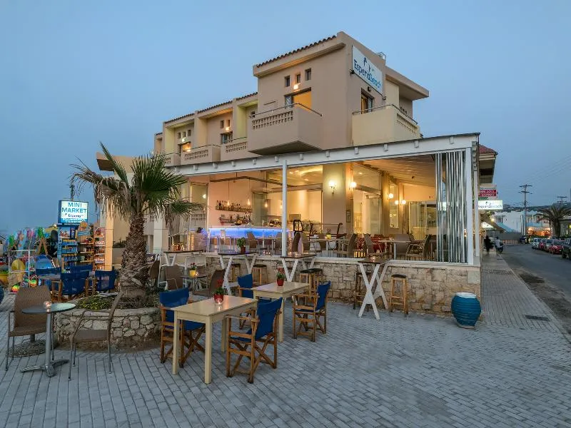 Terrace, Esperia Beach, Crete