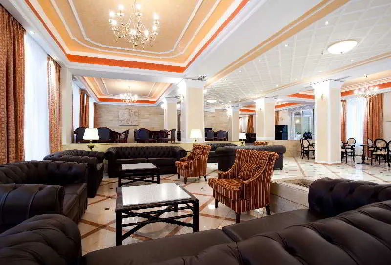Lobby, Achillion Palace, Crete