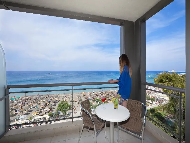 JUNIOR SUITE SEA VIEW Room, Mediterranean Hotel, Rhodes