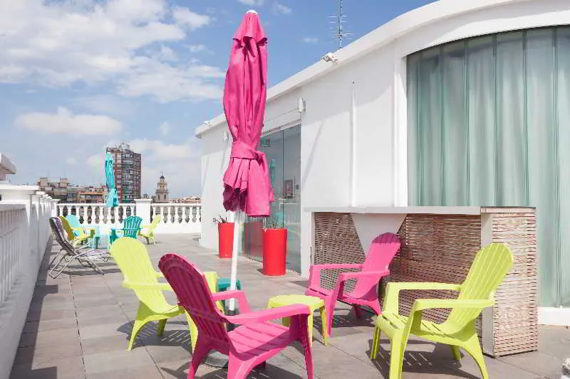 Terrace, Holahotel del Carmen, Valencia