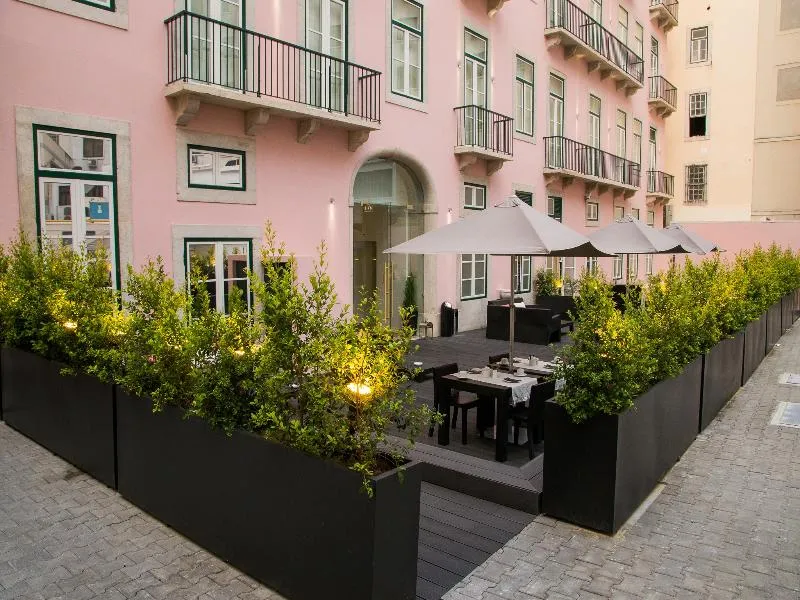 Terrace, Portugal Boutique Hotel, Lisbon