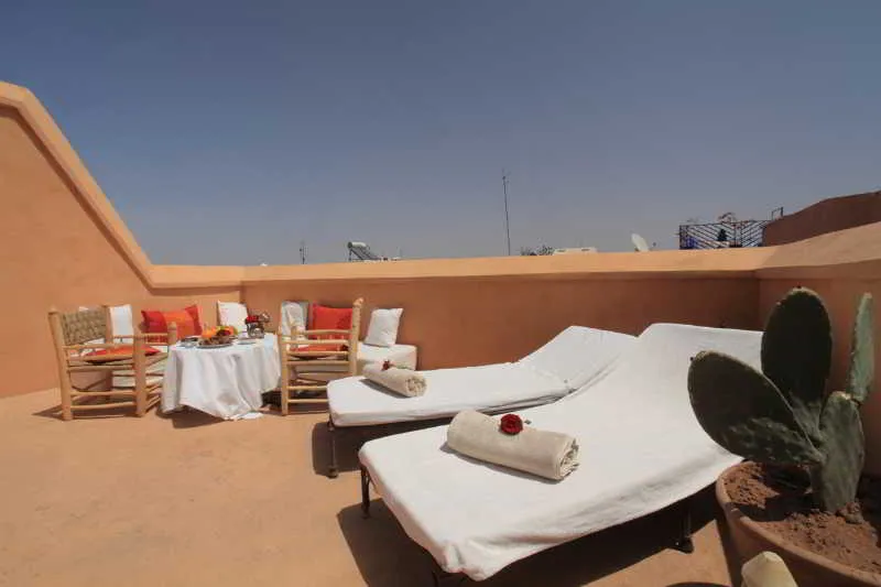 Terrace, Riad Dar Aicha, Marrakech