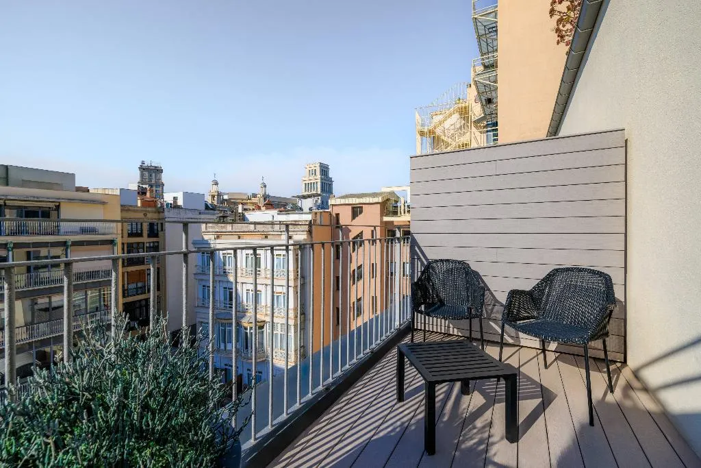 Double or Twin SUPERIOR WITH TERRACE Room, Catalonia Plaza Cataluña, Barcelona