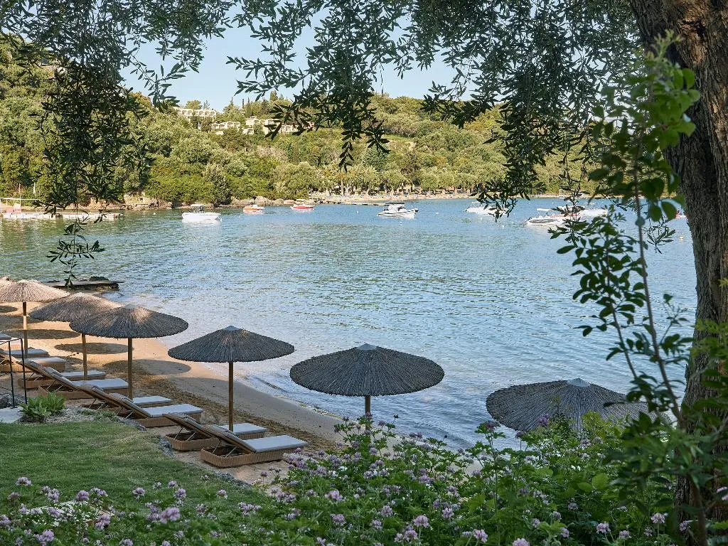 Beach, Grecotel Eva Palace, Corfu