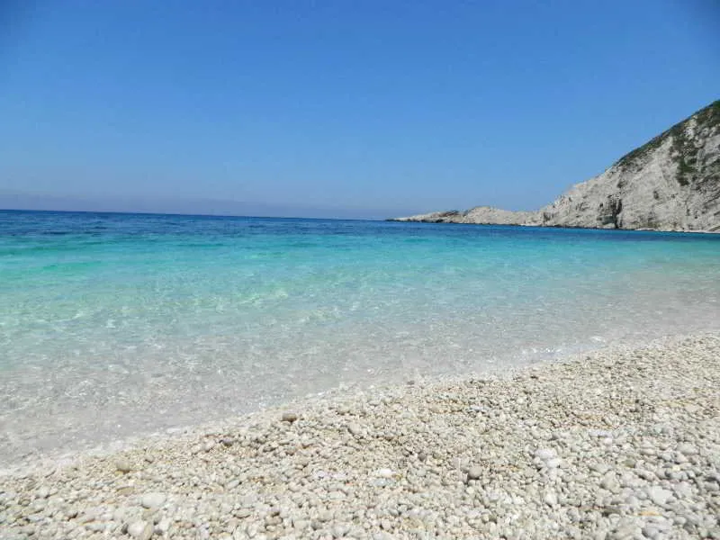 Beach, Petani Bay, Kefallinia