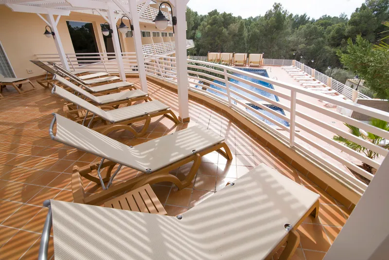 Terrace, Azuline Hotel Bahamas, Majorca