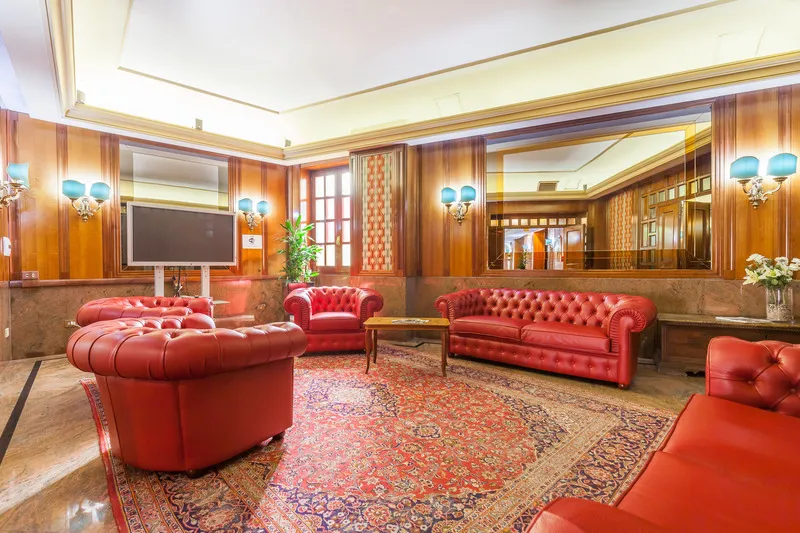 Lobby, Hotel Galles, Rome