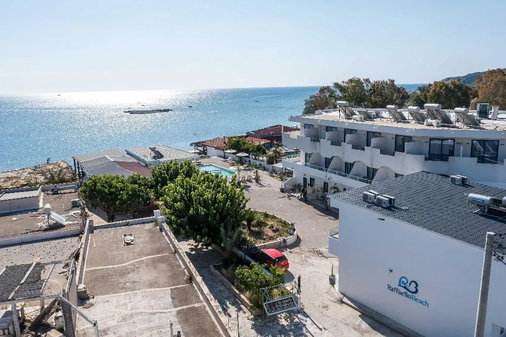 Terrace, Raffaello Beach, Rhodes
