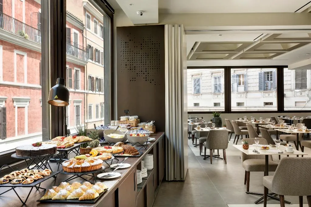 Restaurant, Grand Hotel Palatino, Rome