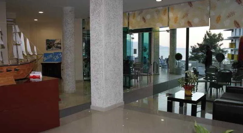Lobby, Blue Sky Hotel, Southern Albania