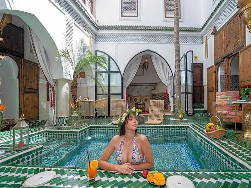 General view, Riad Yalla Habibi, Marrakech